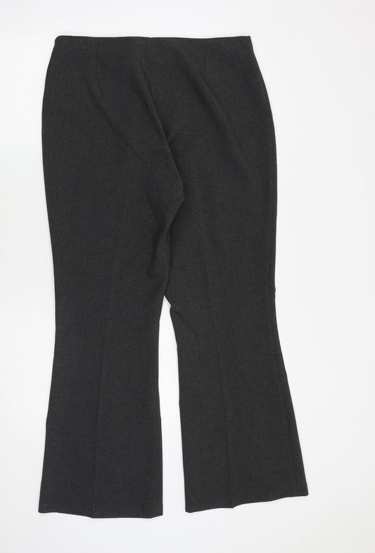 Womens UK Size 14 Dorothy Perkins Regular Fit Grey Trousers