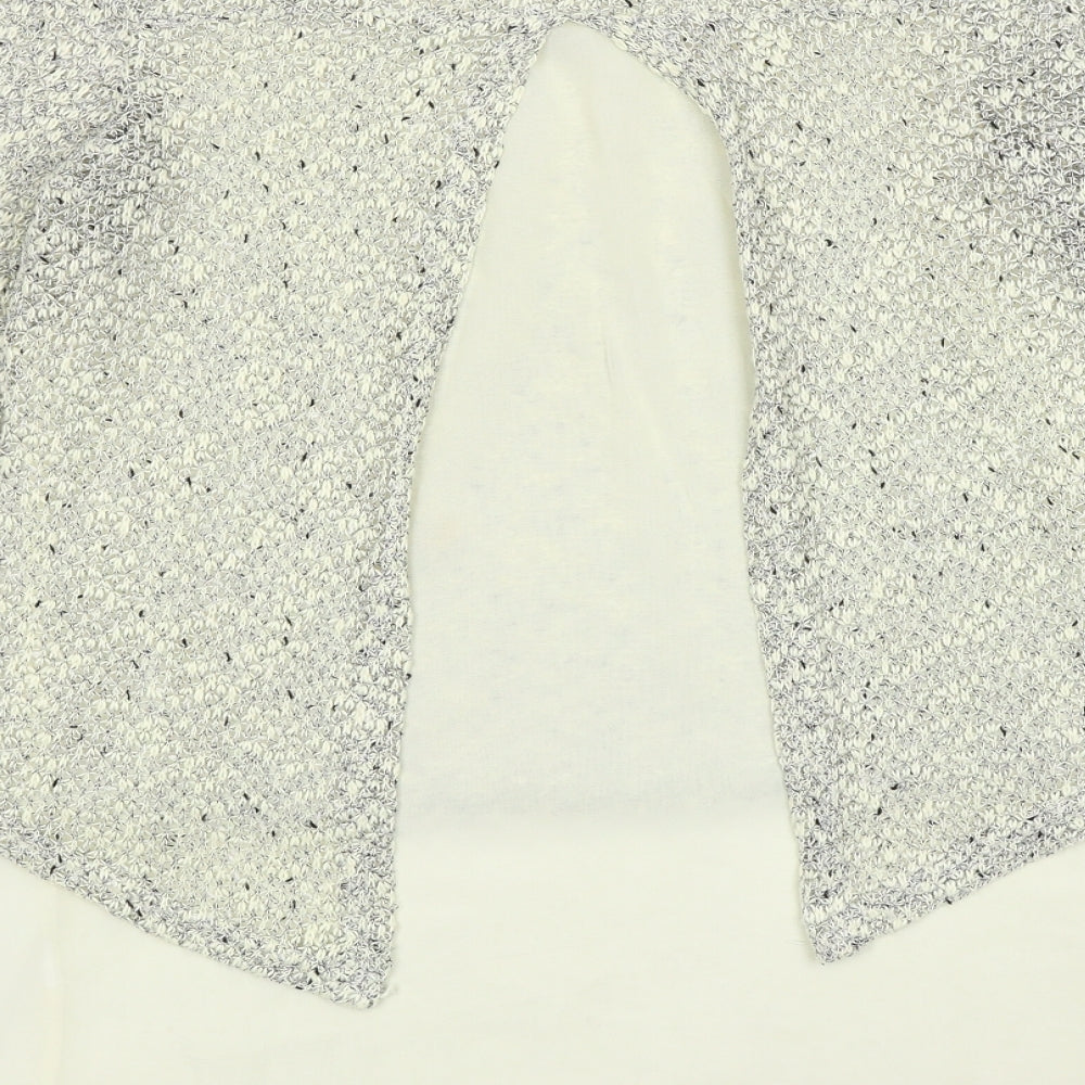 Apricot Womens Green Round Neck Polyester Pullover Jumper Size 8