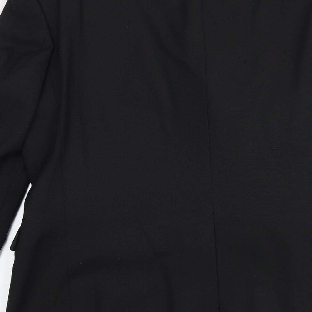 Mens UK Size 40 Burton Regular Black Suit Jacket