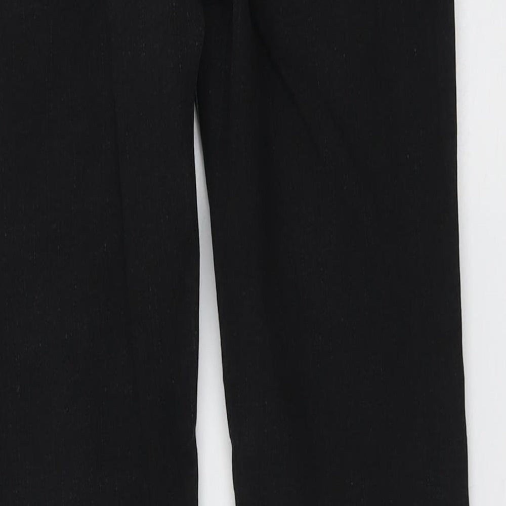 Denim & Co. Womens Black Cotton Skinny Jeans Size 10 L28 in Regular Button