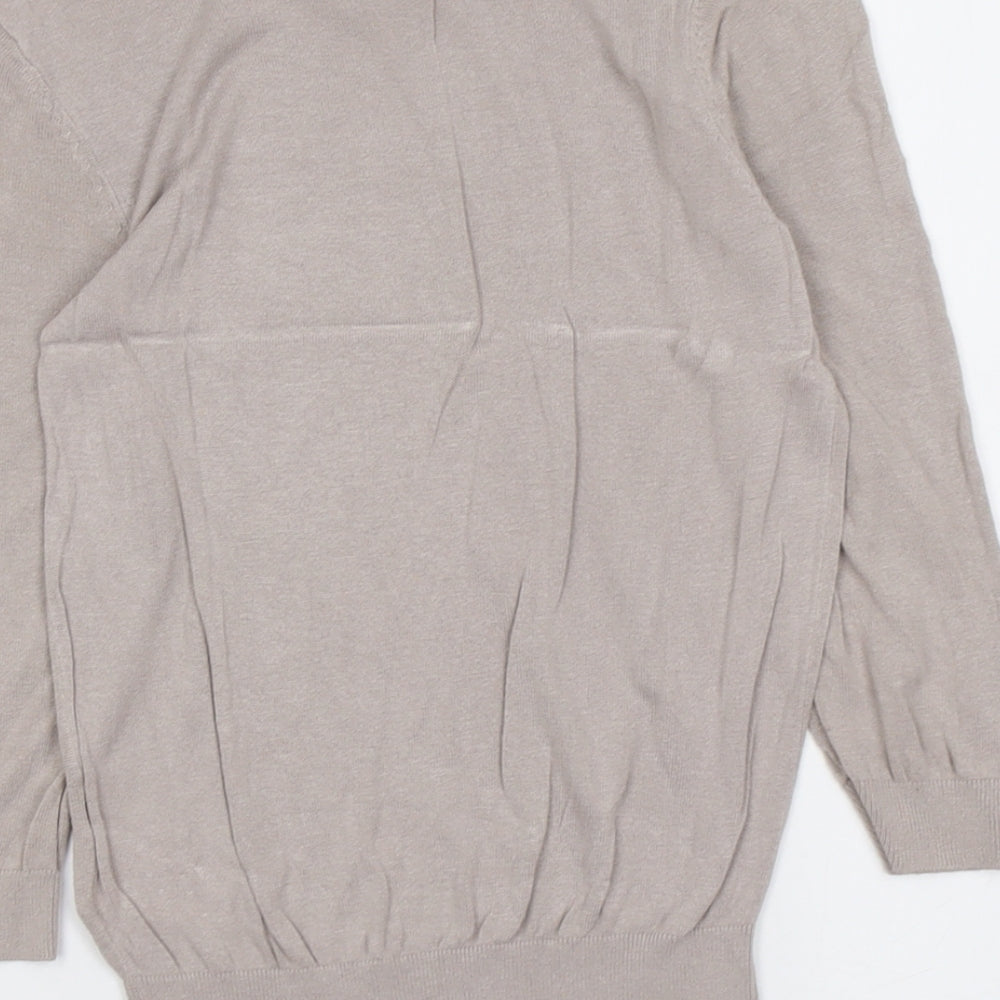 Womens UK Size S H&M Beige Pullover Jumper