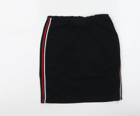 Primark Womens Black Polyester Bandage Skirt Size 4