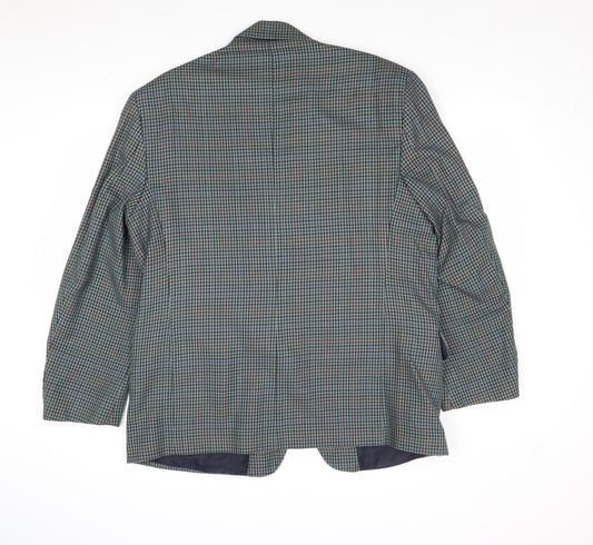 Mens UK Size 44 Berkertex Regular Green Suit Jacket
