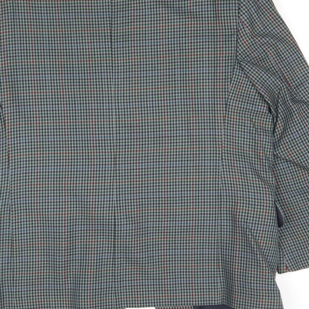 Mens UK Size 44 Berkertex Regular Green Suit Jacket