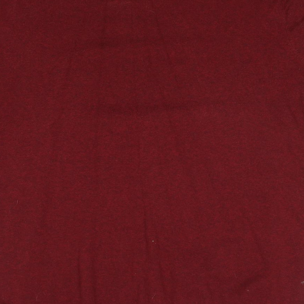 Easy Mens Blue Round Neck Cotton Pullover Jumper Size 2XL Short Sleeve