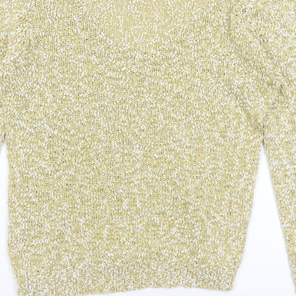 Womens UK Size S VILA Yellow Pullover Jumper