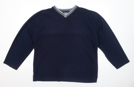 Mens UK Size M BHS Blue Pullover Jumper