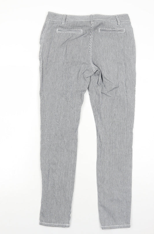 Womens UK Size 6 NEXT Regular Fit Capri Black Trousers