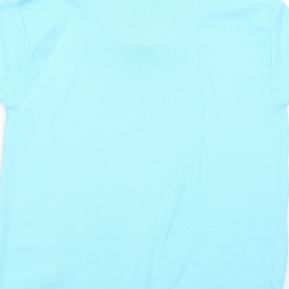 Womens UK Size S Choice Collection Blue Pullover Jumper
