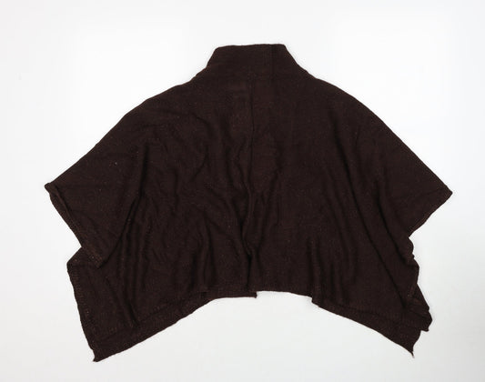 Womens UK Size One Size Marks and Spencer Brown Cardigan Jumper