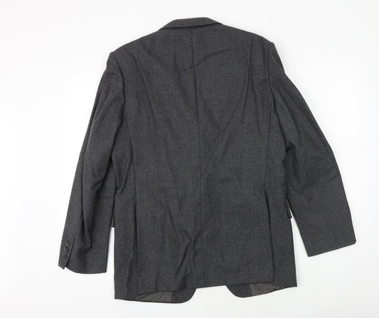 Mens UK Size 40 Debenhams Regular Grey Suit Jacket