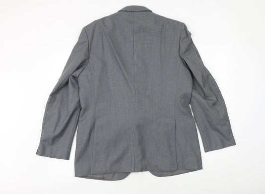 Mens UK Size 42 Burton Regular Grey Suit Jacket