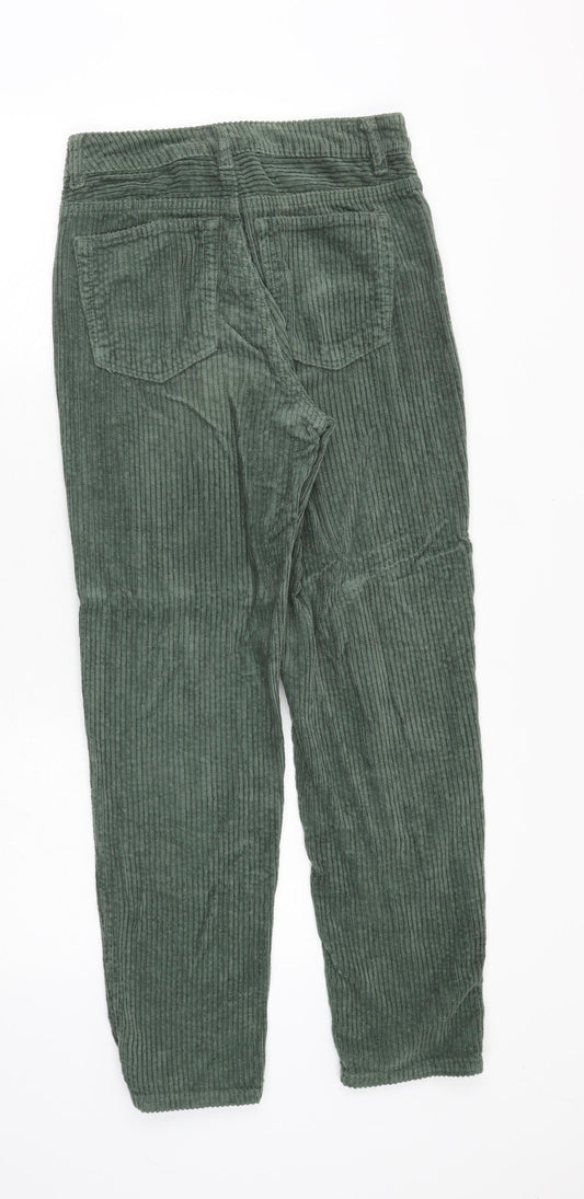 Womens UK Size 25 in ASOS Regular Fit Green Trousers