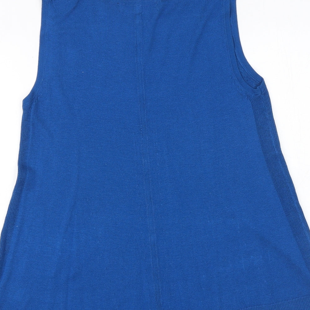 Womens UK Size 10 Marks and Spencer Blue Pullover Jumper