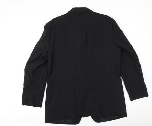 Mens UK Size 44 Canada Regular Black Suit Jacket
