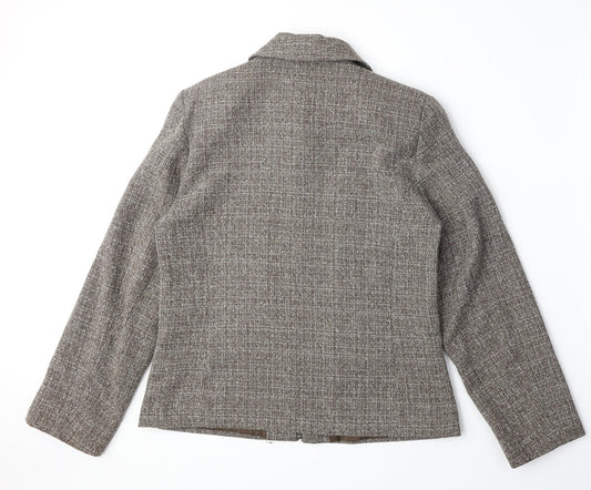 Womens UK Size 10 EWM Brown Jacket