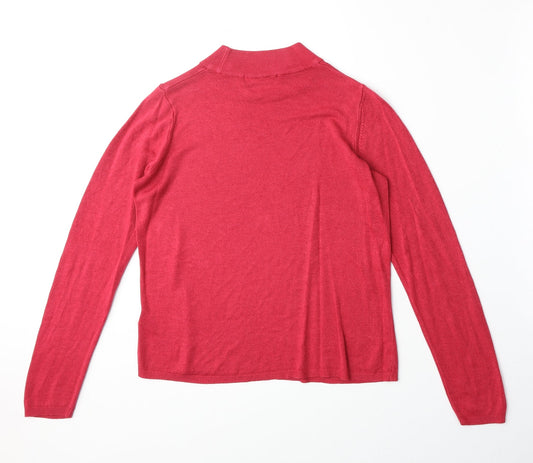 Womens UK Size 12 Marks and Spencer Pink Pullover Jumper