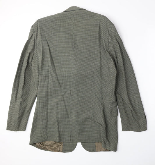 Mens UK Size M Marks and Spencer Regular Green Suit Jacket