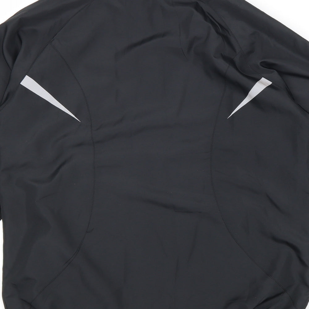 Womens UK Size S Crane Black Windbreaker Coat