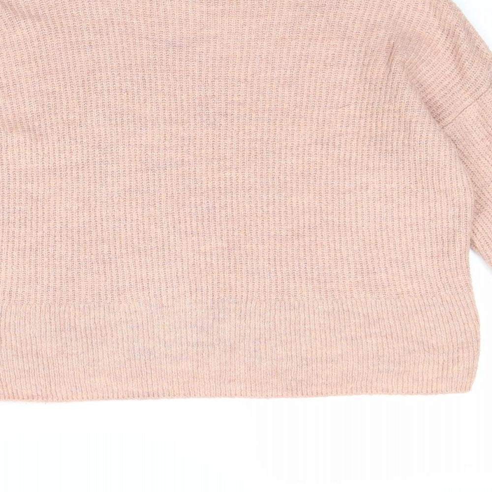 Womens UK Size M Marks and Spencer Pink Pullover Jumper