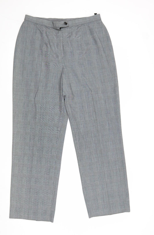 Womens UK Size 14 Marks and Spencer Regular Fit Grey Trousers