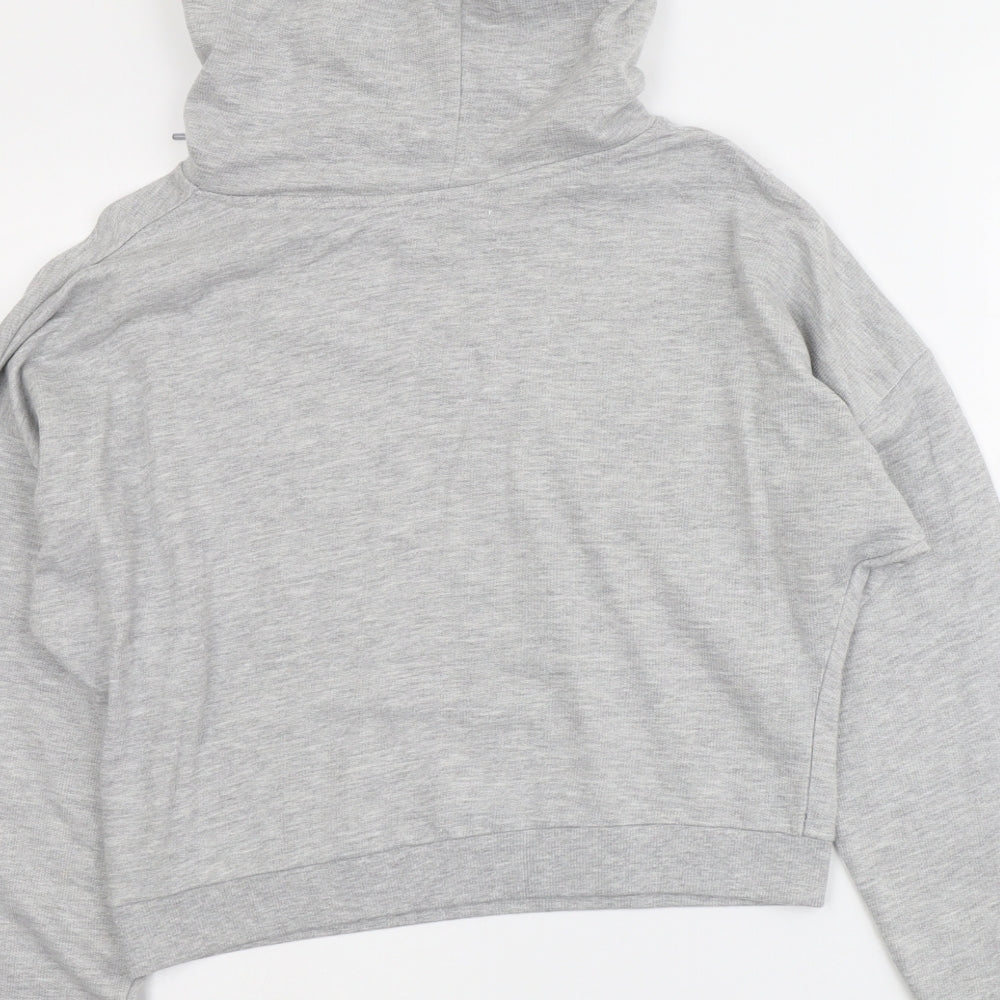Brave Soul Womens Grey Cotton Pullover Hoodie Size M Pullover