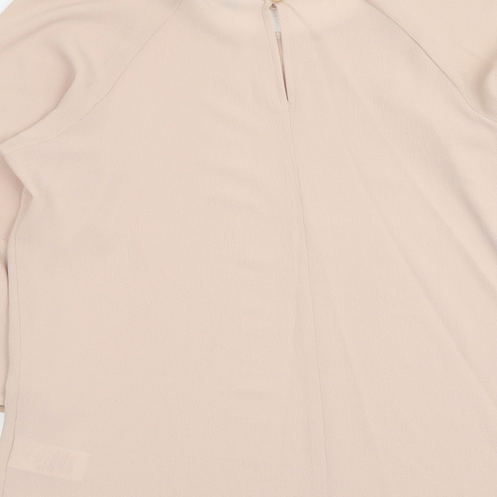 Womens UK Size 8 Peacocks Pink Basic Blouse