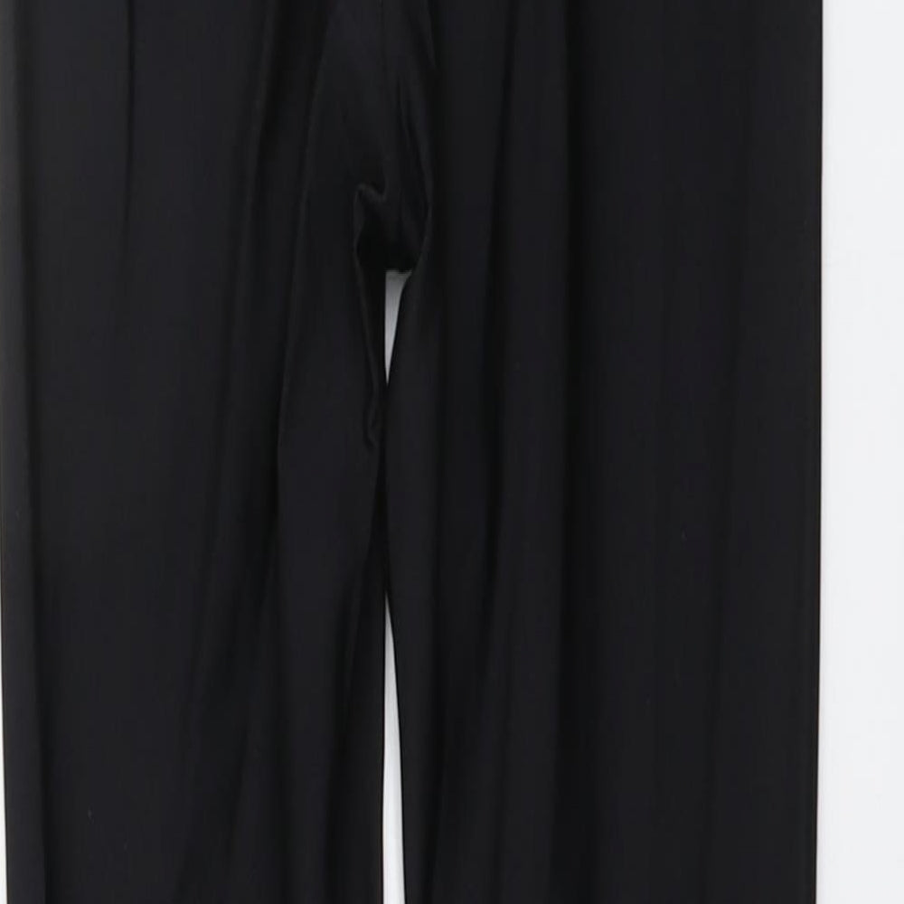 Womens UK Size 8 Missguided Chino Black Leggings