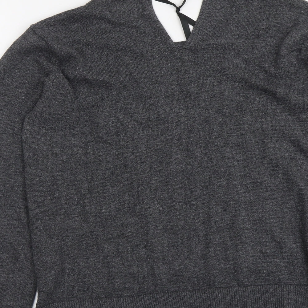 Womens UK Size 12 Papaya Grey Pullover Jumper