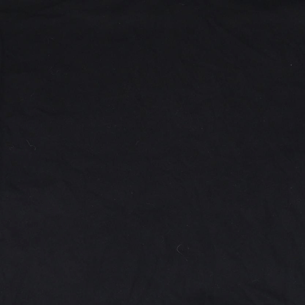 New Look Girls Black Cotton Jersey T-Shirt Size 14-15 Years Round Neck Pullover - Colorado Denver