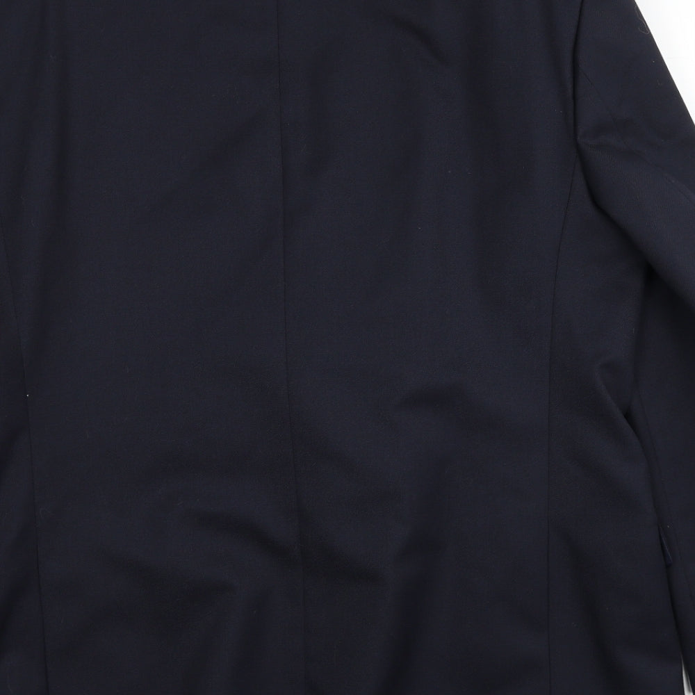 Mens UK Size 42 Preworn Regular Blue Suit Jacket