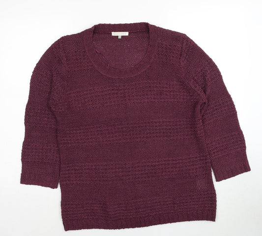 Womens UK Size 16 Lakeland Purple Pullover Jumper
