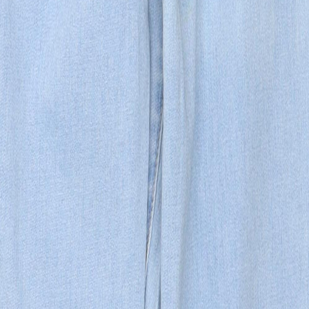 Womens UK Size 25 in PacSun Regular Fit Straight Blue Jeans