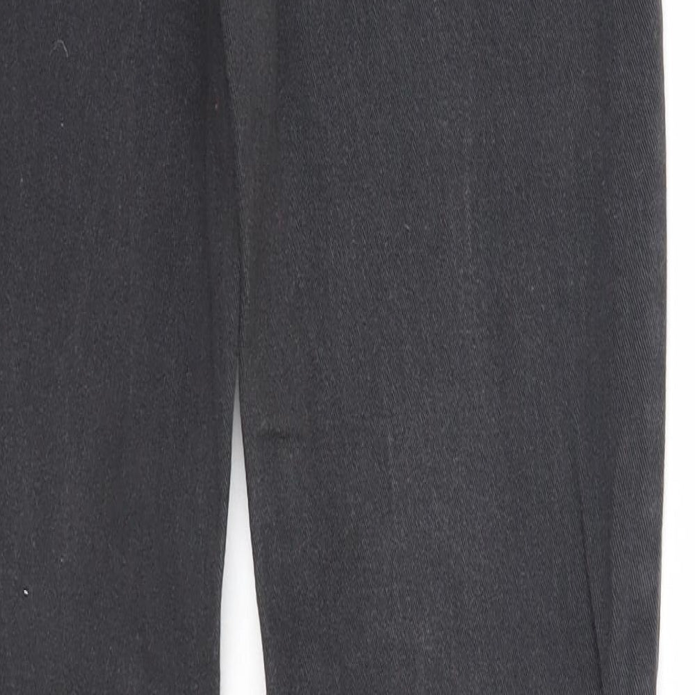 Denim & Co. Mens Black Cotton Straight Jeans Size 28 in L32 in Regular Zip