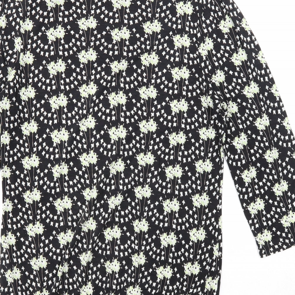 Womens UK Size 10 NEXT Black Basic Blouse