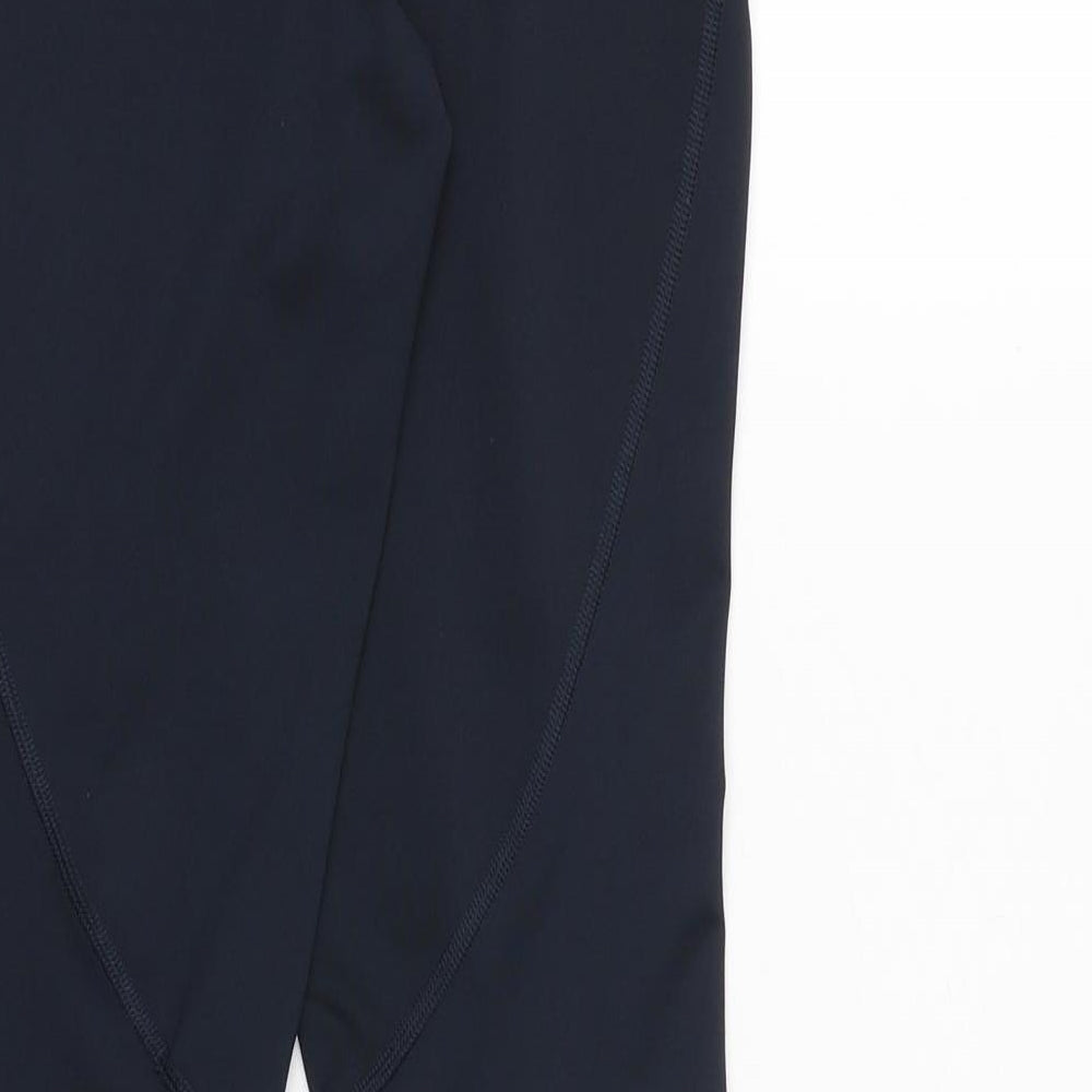 H&M Womens Blue Geometric Polyester Jogger Leggings Size S Regular Pullover