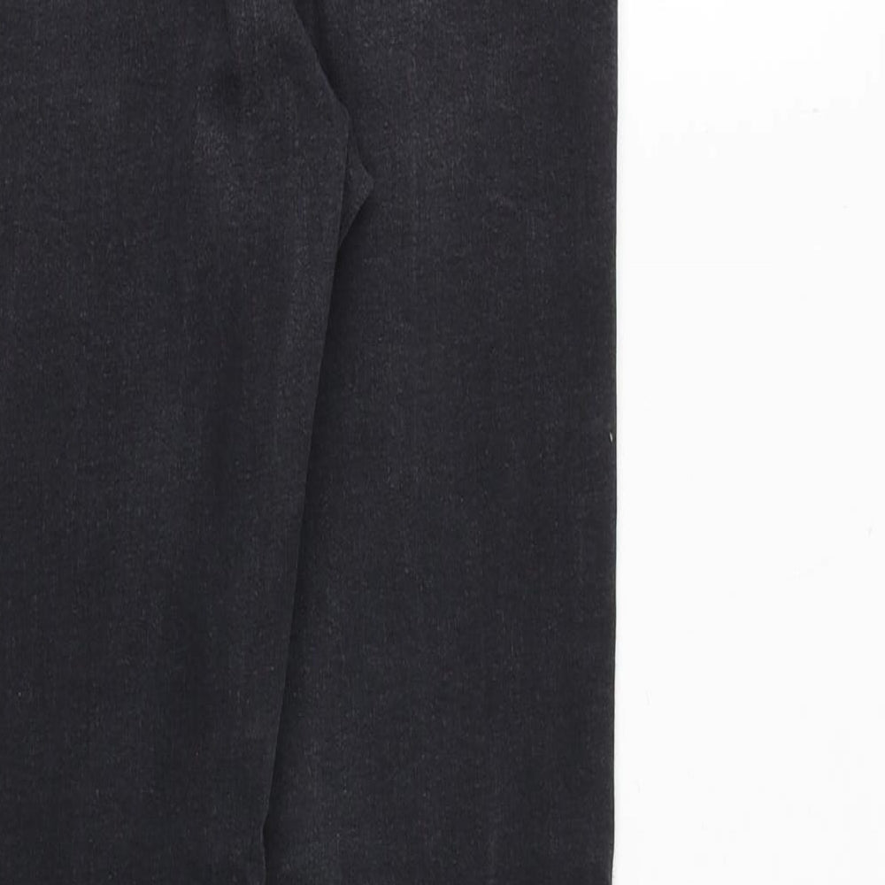 Denim & Co. Womens Black Cotton Skinny Jeans Size 12 Regular Zip