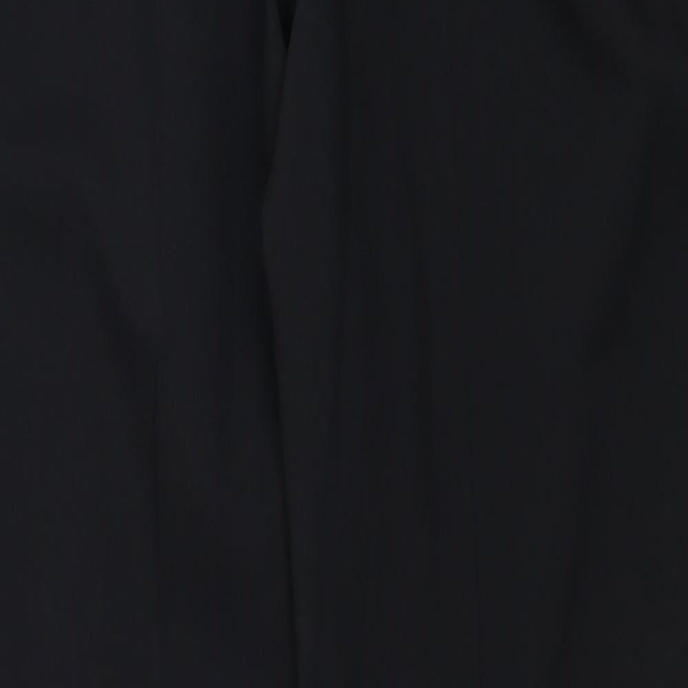 Womens UK Size 10 BHS Regular Fit Black Trousers