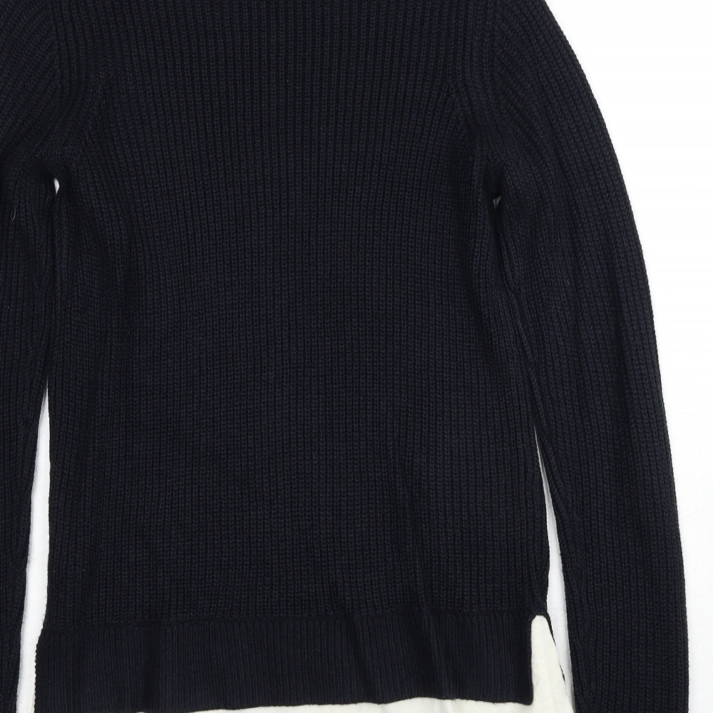 Womens UK Size 8 Dorothy Perkins Black Pullover Jumper