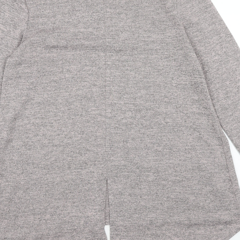 Primark Womens Pink Geometric Polyester Basic Blouse Size M Round Neck - Size 10-12