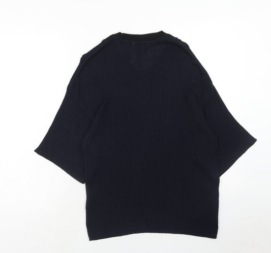 Womens UK Size 8 Red Herring Blue Pullover Jumper