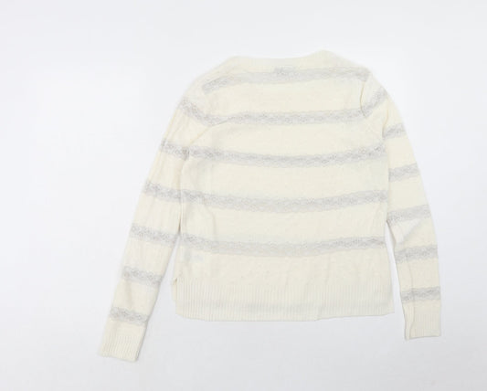 Womens UK Size 6 Topshop Ivory Pullover Jumper