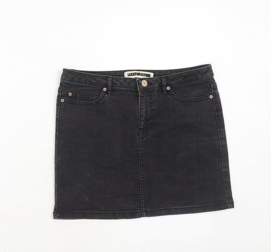 Womens UK Size 28 in Noisy may A-Line Denim Skirt