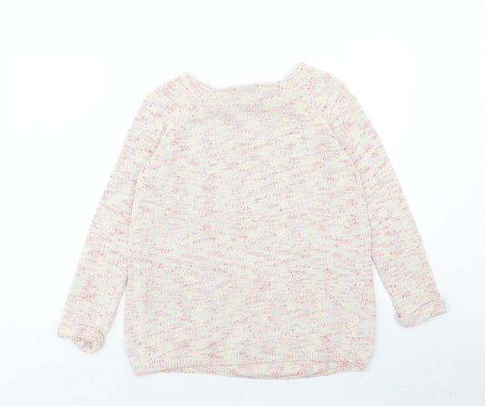 Womens UK Size 6 Topshop Pink Pullover Jumper