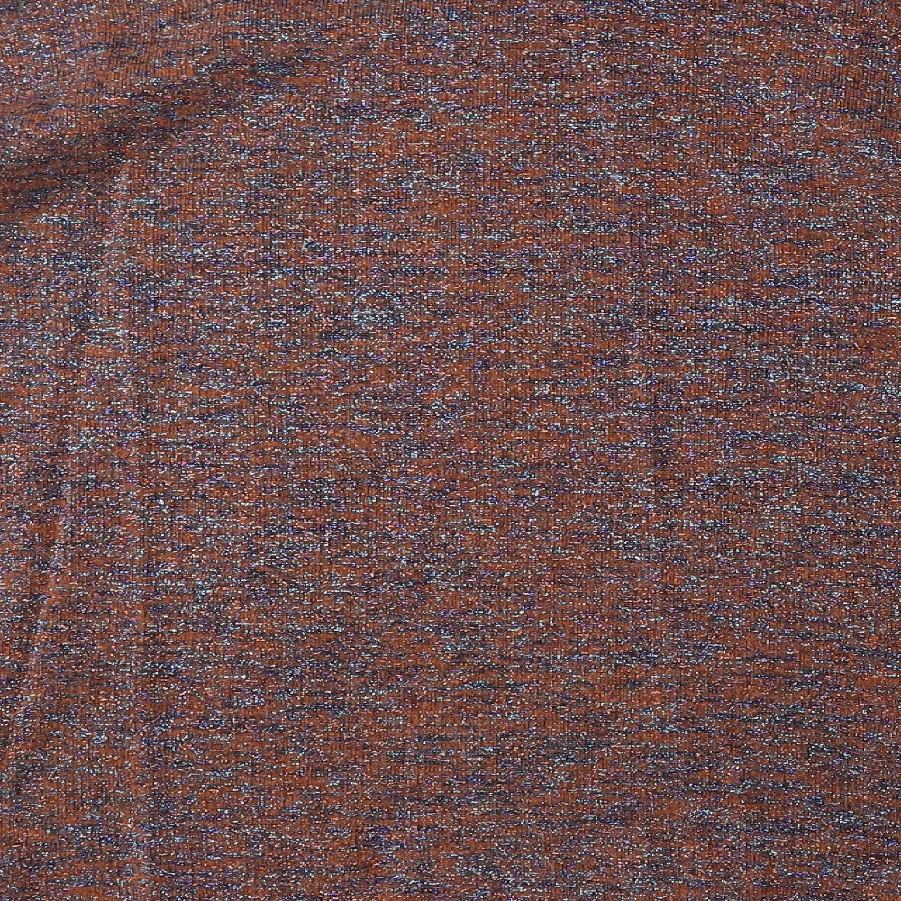 George Womens Multicoloured Round Neck Cotton Pullover Jumper Size 8