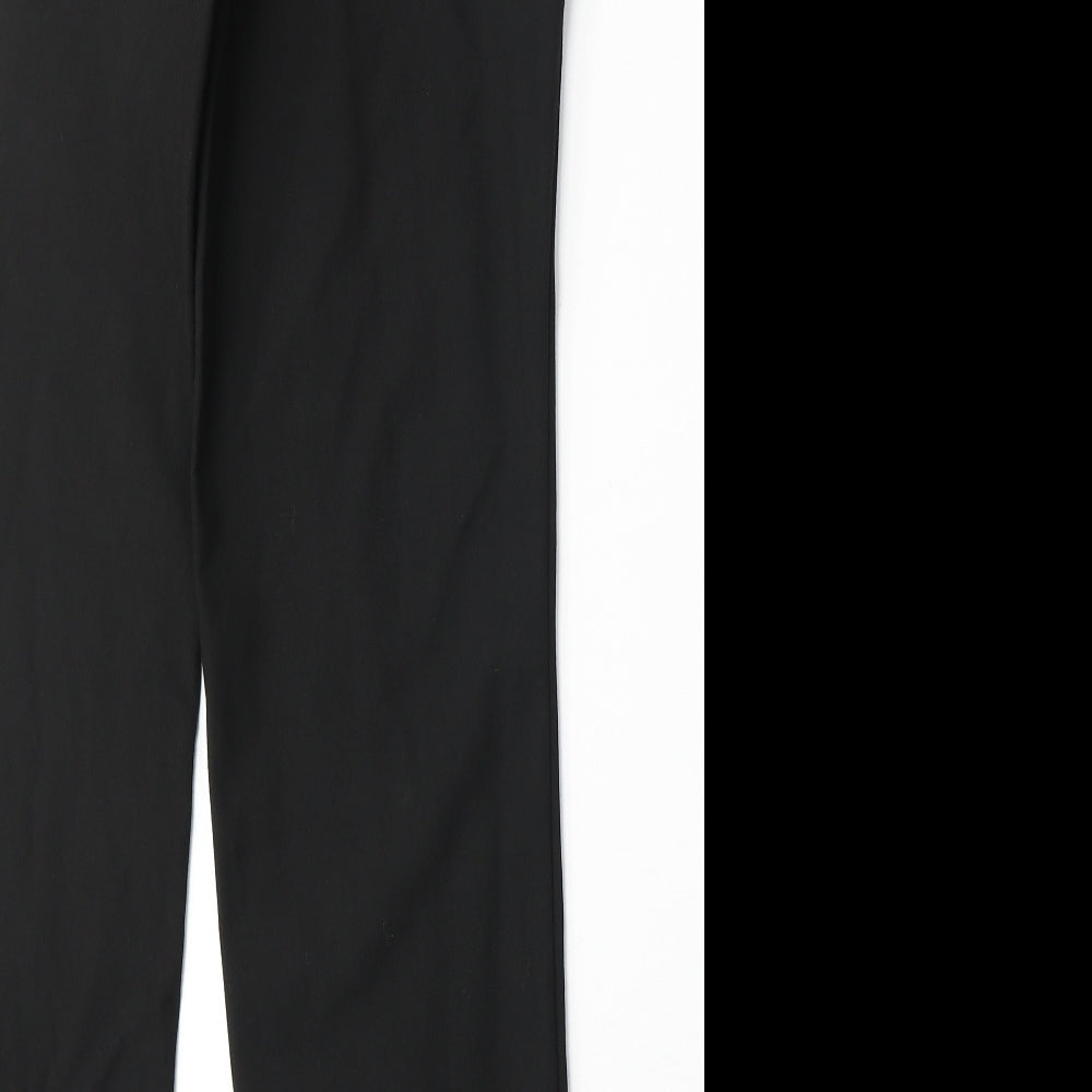 Womens UK Size 10 Marks and Spencer Regular Fit Black Trousers