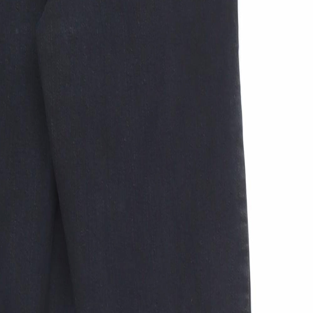 Topshop Womens Blue Cotton Skinny Jeans Size 26 in Regular Zip