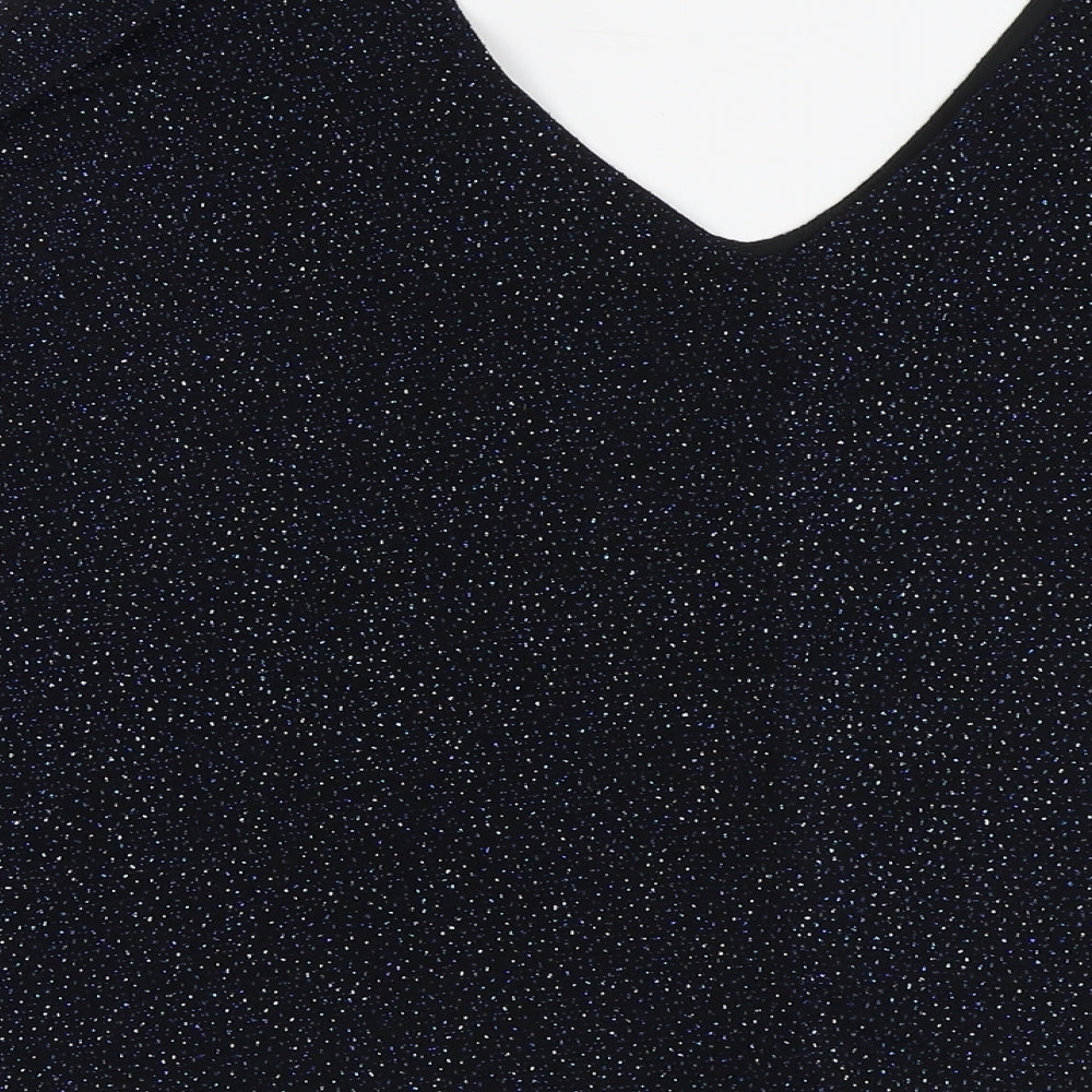Womens UK Size 18 Dorothy Perkins Blue Basic Blouse