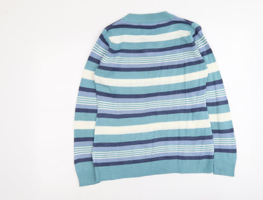 Womens UK Size 10 EWM Multicoloured Pullover Jumper
