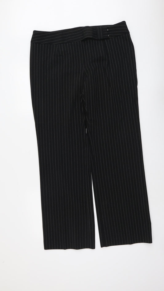 Womens UK Size 18 Klass Regular Fit Black Trousers